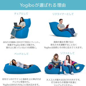 ビーズクッション Yogibo Zoola Drop (ヨギボー ズーラ ドロップ) ライムライト [M622-1SS]