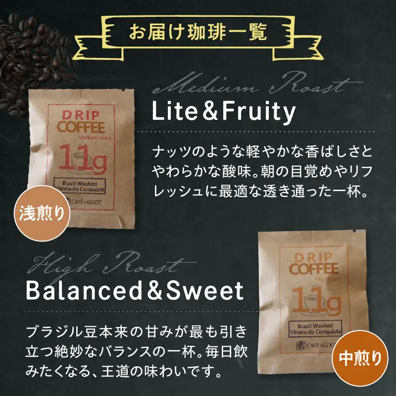 ブラジル産 ドリップ バッグ コーヒー 飲み比べ 4種×3袋 コーヒー