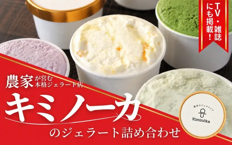ジェラート セット 6個 2月発送 13000円 / キミノ―カ アイス クリーム スイーツ 野菜 果物【kmk105-feb-6】