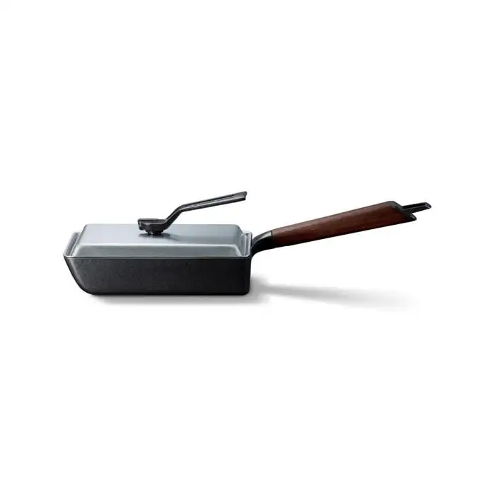 バーミキュラ フライパン EGG & TOAST PAN ウォールナット＋専用ステンレスリッドセット フライパン 卵焼き