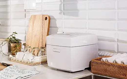 三菱IHジャー炊飯器　ダブル備長炭コート熾火（おきび）　炭炊釜　NJ-VP10J-W＜カラー：白亜麻＞　【11218-1054】