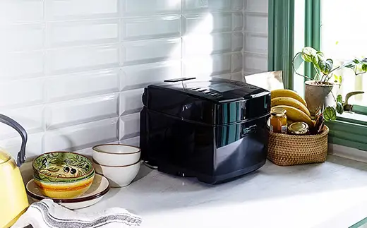三菱IHジャー炊飯器　ダブル備長炭コート熾火（おきび）　炭炊釜　NJ-VS10J-B＜カラー：黒曜＞　【11218-1049】