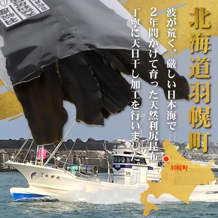 北海道羽幌町産 天然利尻昆布（粉末）×50g【28003】