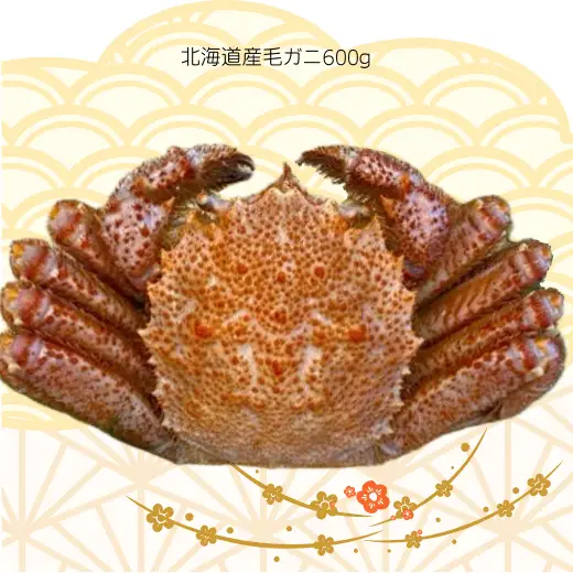 8-110-003　【11万円コース・毛ガニ2尾1.3kg・アワビ】おせちに年末海鮮便【12月中旬以降発送】