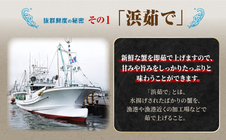 しらぬか産 茹でたて中サイズ毛がに【450g以上】_I055-0563