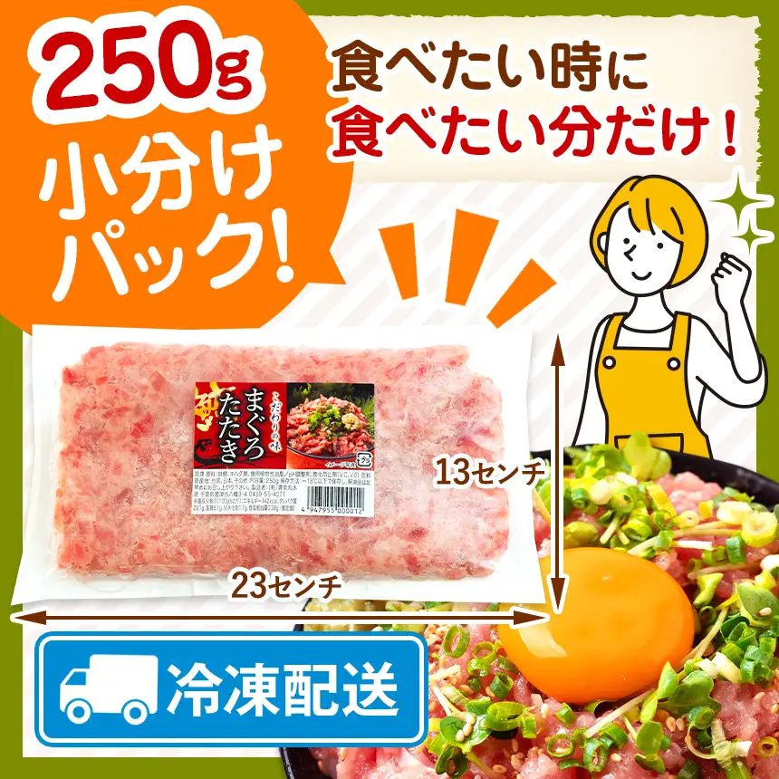 【定期便 3ヶ月】ねぎとろ1000g （1袋250g）| ネギトロ とろ 鮪 海鮮 魚介 魚 人気 小分け 人気 定番 ご飯 オススメ 千葉県 君津市 きみつ