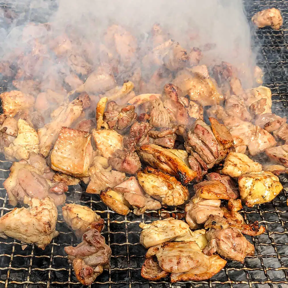 新得地鶏炭火焼きセット 160g×4 | 十勝・新得フレッシュ地鶏事業協同組合 [BNAW001]