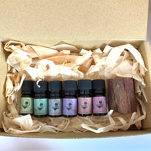 丹波篠山産精油　6種（ヒノキ3種(木部、枝葉、葉)・杉2種 (枝葉、葉)・クロモジ） 