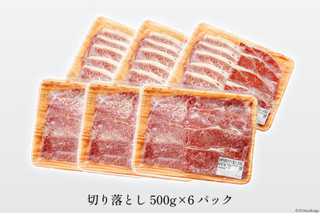 牛肉 訳あり 日本ハム 宮崎県産 和牛 切り落とし 500g 6p 計 3kg