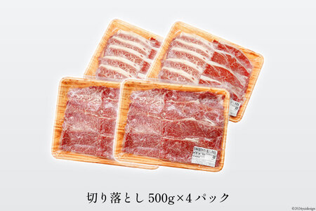 牛肉 訳あり 日本ハム 宮崎県産 和牛 切り落とし 500g 4p 計 2kg