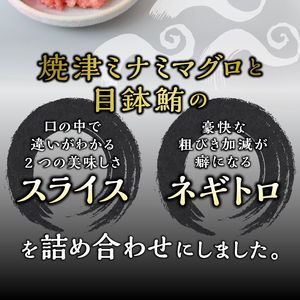 あらびきネギトロとマグロスライス四点盛り (a10-358)