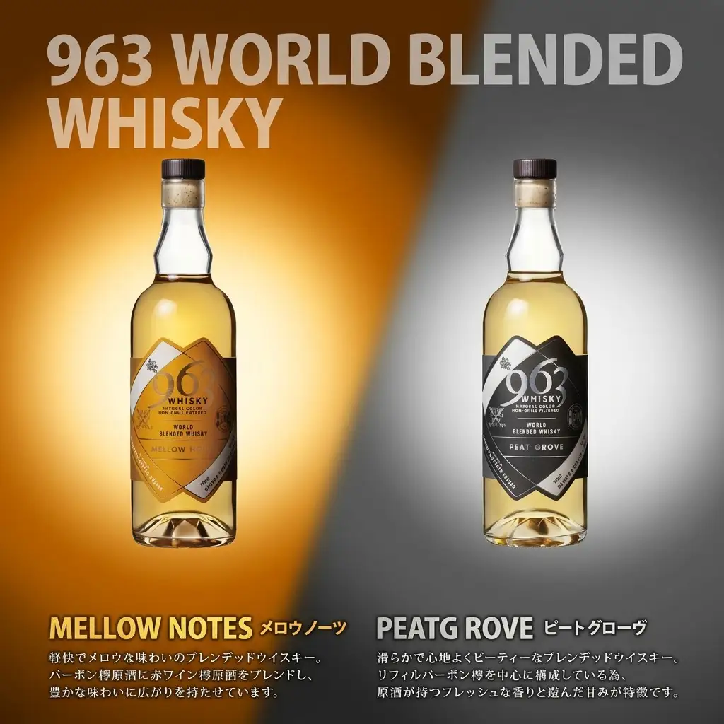 ウイスキー 963 ブレンデッド 700ml×3種 飲み比べ