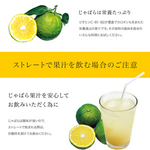 じゃばら果汁360ml・じゃばらぽん酢じゃぽんセット【njb403】