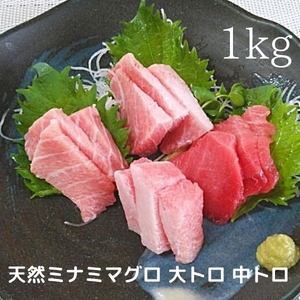 天然ミナミマグロ 大トロ 中トロブロック 約1kg (a30-158)