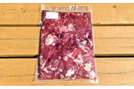 捕獲後2時間以内に解体！ 新鮮ペット用鹿肉1kg【tab0048】