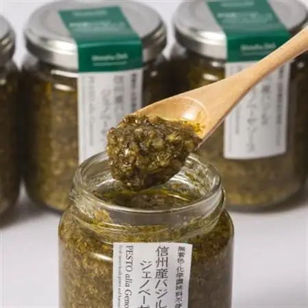 朝採れ信州産バジルのジェノベーゼソース 120g×6本【配送不可地域：近畿】【1437610】