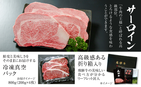 飛騨牛 サーロイン ステーキ 800g ステーキ 飛騨高山ミート [MZ010]