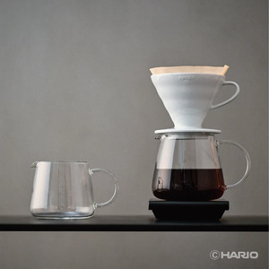 HARIO V60 バリスタサーバー 360［VBS-36］ ※離島への配送不可｜ハリオ おしゃれ かわいい シンプル スタイリッシュ 耐熱 ガラス 食器 器 ガラスポット ポット ピッチャー お茶 コーヒー キッチン 日用品 キッチン用品 電子レンジ可_FI86