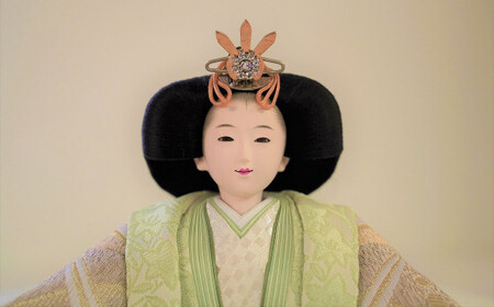 【飾り台セット“有明”】人形作り40年 “平安天鳳”作 京都西陣袋帯 桂 瑠璃色 手作り ひな祭り 木製 今どき かわいい おしゃれ モダン H067-143