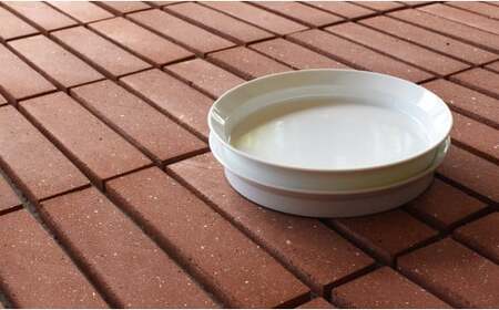 1616/ TY Round Deep Plate 200 White 2枚セット【1616/arita japan】有田焼 食器 皿 中皿 丸皿 ラウンド プレート ホワイト シンプル eb020