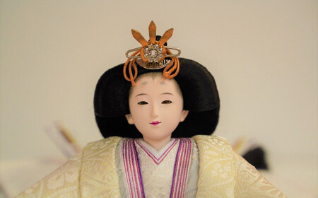 【飾り台セット“旬音”】人形作り40年 “平安天鳳”作 京都西陣織  桜花 菊重ね 手作り ひな祭り 木製 今どき かわいい おしゃれ モダン　H067-146