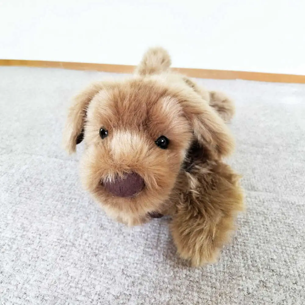 パトランミニ・ブラウン 糸島市 / 科学工房未来 犬 ペット ぬいぐるみ [AYI006] いぬ 動物