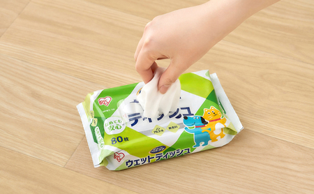 ペット用ウェットティッシュ 80枚入×24P DPWT ペット