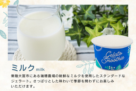 Gelato＆Smoothie ミルクジェラート 6個 スイーツ アイス ミルク 【ジェラート】【ho1383】