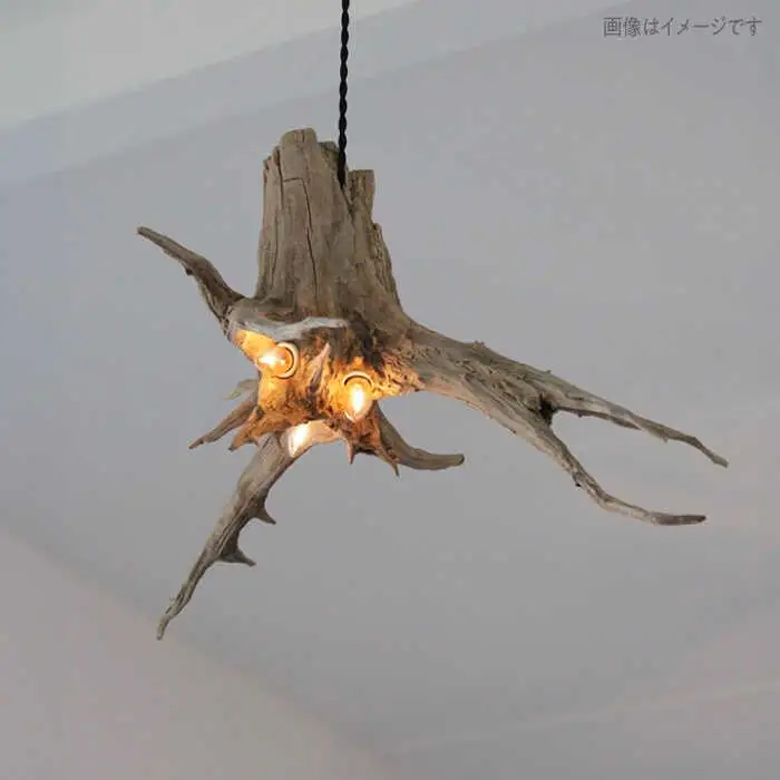 3Bulb Driftwood pendantlight ペンダントライト 糸島市 / WOOD'ARBRE(ウッドラヴル)【TIME】 インテリア 照明 ライト [ADC005]