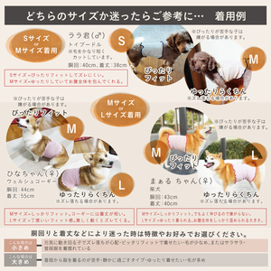 日本製 pancia シルク 腹巻 Mサイズ 【ベージュ＋ピンク】 犬用 ／ はらまき 保温 まちづくり観光振興機構 ドッグウェア ペット服 ペット腹巻 冷え防止 ドッグシャツ 奈良県 田原本町