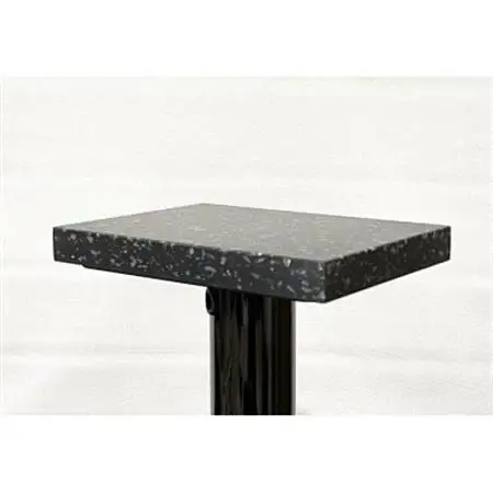 オーディオボード　22cm × 16.2cm × 2.4cm　黒地　グレー粒柄　2枚セット_家電製品 TV・オーディオ・カメラ  _【1509484】