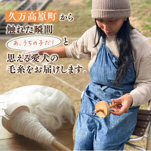 ペット 毛糸 オーダーメイド 犬 猫 メモリアル｜大切なペットの毛から作る 世界にひとつのオーダーメイド毛糸【少量】スプール 記念品