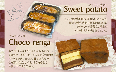 【7営業日以内発送】≪洋菓子≫ ボンソアール 特選ギフト 3種セット ( チョコレンガ レーズンサンド スイートポテト )