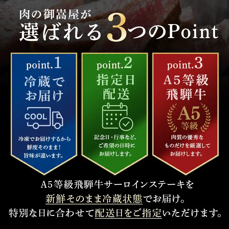 牛肉 ステーキ 飛騨牛 500g 250g×2 選べる 配達日