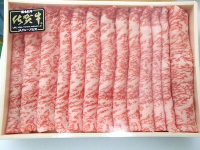 佐賀牛ローススライス400g＆佐賀牛ハンバーグ100g×6個セット