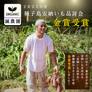  種子島 産 オーガニック (有機) 種子島安納いも (誠農園) ３kg　NFN599 【250pt】
