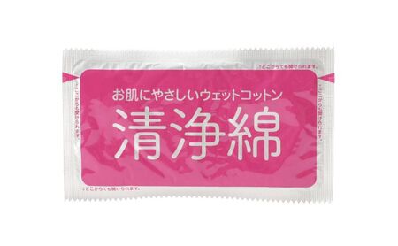 【 ノンアルコール 】 アメジスト ファミレ清浄綿 100包 × 10個（ 1ケース ） [ 清浄綿 個包装 天然 コットン 滅菌 医薬部外品 乳児 幼児 赤ちゃん ベビー 大人 介護 お口 おしり 授乳 日本製 三重県 津市 ] 雑貨 日用品 福祉用品 
