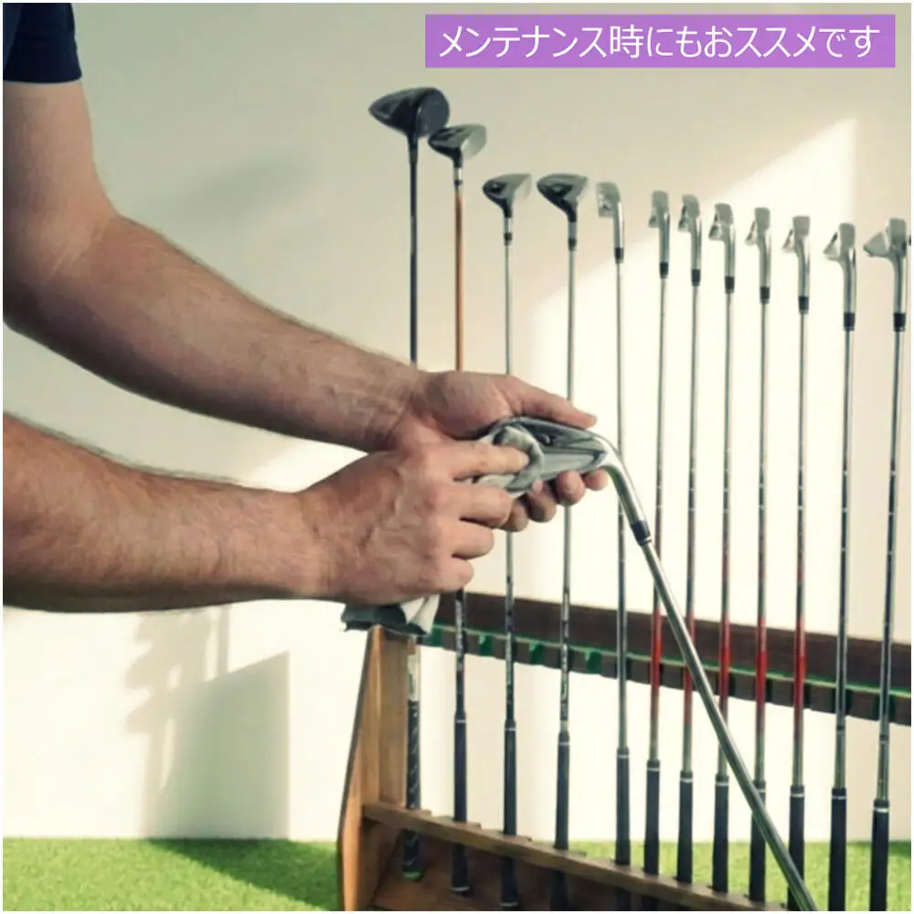 ゴルフクラブスタンド 20本用【本体：ブラウン】
