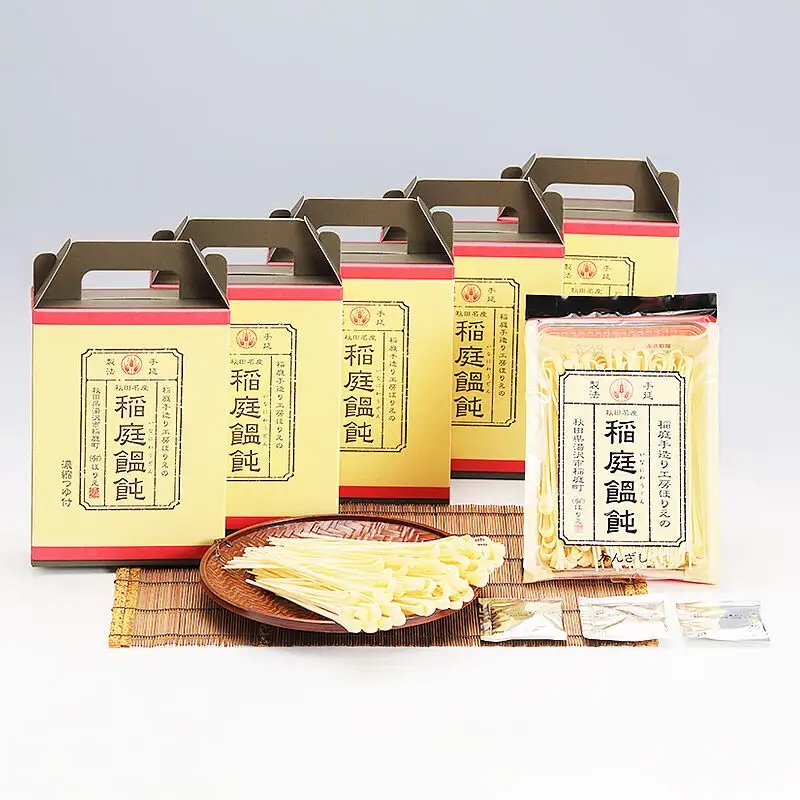 稲庭うどんかんざし つゆ付セット 5箱