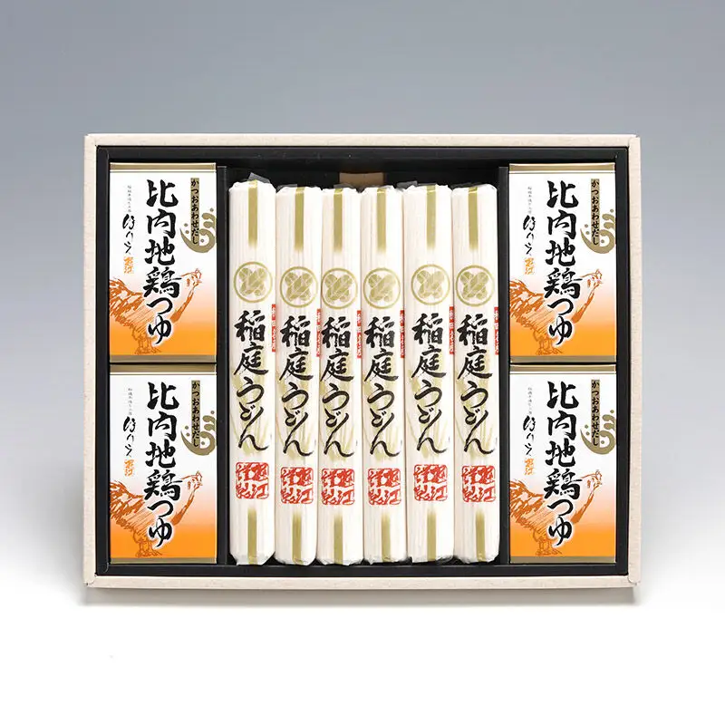 稲庭うどん・比内地鶏つゆセット