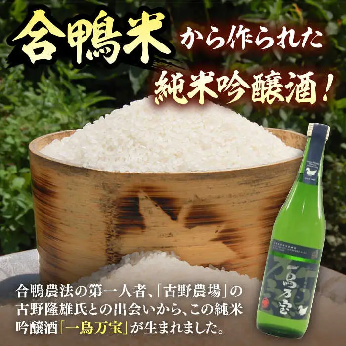 【純米酒】 一鳥万宝 720ml（甘口） 桂川町/瑞穂菊酒造 [ADBF003] 純米酒 日本酒 酒 地酒 米 純米大吟醸