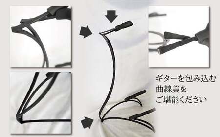 【アコースティックギター専用】ギタースタンド アコギ クラシックギター　アイアン雑貨 インテリア オシャレ 手作り フォーク ロック H182-007