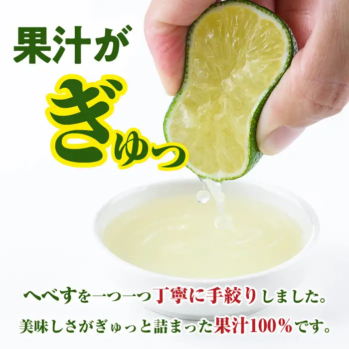 ＜先行予約受付中！2026年10月から順次発送予定＞生絞り へべす 果汁100％(100g×1P) 柑橘 冷凍 国産【KT-6】【K.Tfarm】