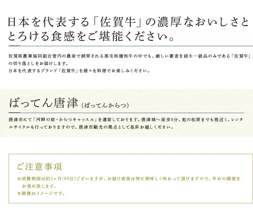佐賀牛切り落とし 670g