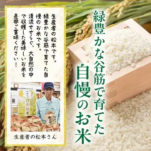 【令和8年産新米】松本さんが作った上毛町尻高地区産の厳選米「夢つくし」5kg _K05806