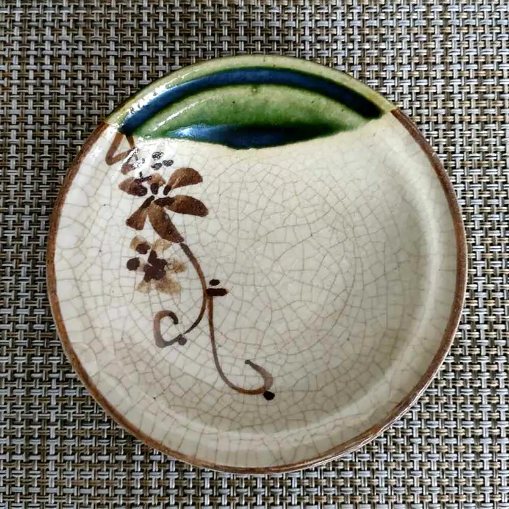 【瀬戸焼】織部小皿揃 5枚セット 【愛窯工芸社】 / 小皿 皿 食器 和食器 / 瀬戸市 [BBAW015]