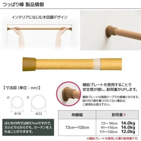 北欧風 つっぱり棒付間仕切りカーテンSET 幅130×丈220cm ボタニカル柄(OK)_雑貨・日用品  家具・インテリア _【1543889】