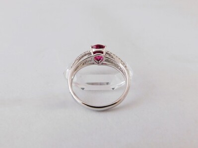 【ふるなび限定】【一点もの】Pt900　NNルビー（1.05ct）ダイヤモンドリング　K48　K06089-H　FN-Limited-SP