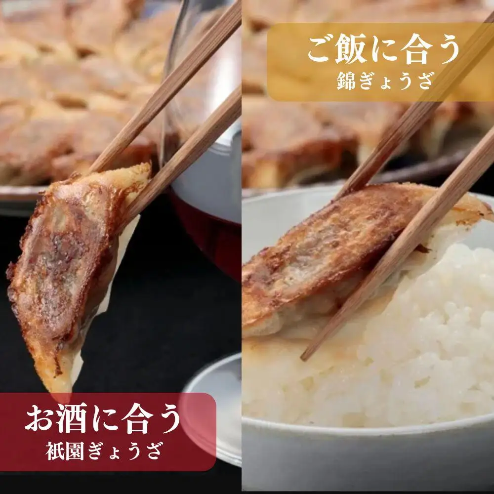【祇園ごずこん】祇園/錦ぎょうざ食べ比べセット（16個×3袋） ［ 京都 祇園 餃子 和洋割烹 詰め合わせ 人気 おすすめ お取り寄せ 通販 ふるさと納税 ］