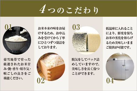 ゆきまち米 2合×6個 【極上魚沼産コシヒカリ】 お米